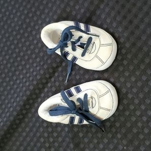 Goldbug, white & blue , tennis shoes, size 1